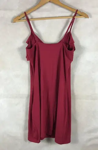 PRINCE & FOX AERO Red Ruffle Mini Tank Dress NWT SMALL