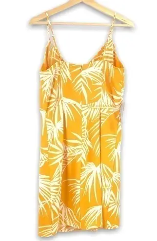 Gibson NWT - - Yellow / White Mini Palm Dress - S