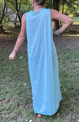 Vanity Fair Vintage peignoir neglige set Robbins egg blue