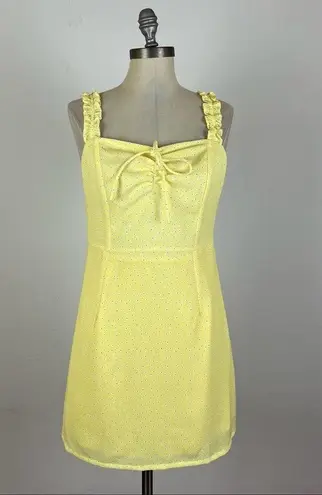 Charlie Holiday  Yellow Harry Ditsy Floral Mini Dress