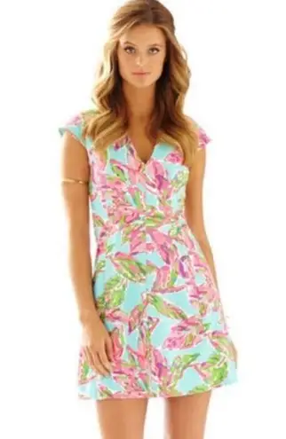 Lilly Pulitzer  Briella Multi In The Vias Cocktail Pink/Blue Dress