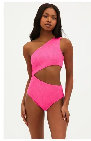 Beach Riot Celine One Piece Strawberry Moon Terry Size Large