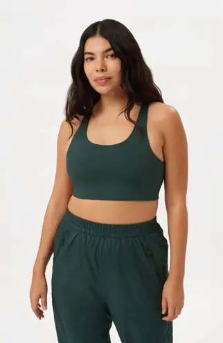 Girlfriend Collective Moss Simone High Support Bra Green 4x Clasp Closure