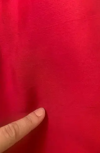 Judith Hart Collection Vintage Striped Red Skirt Silk Suit Set Size 8/10