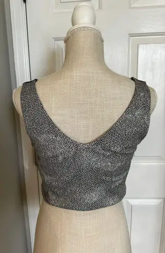 OFFLINE Herringbone Jacquard Longline Sports Bra sz L NWOT Gray Size L