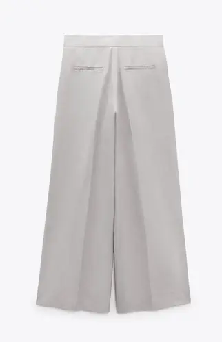 ZARA NWT  FULL LENGTH PANTS in gray. Size Medium