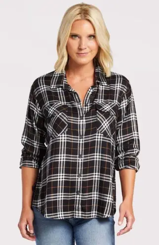 Sanctuary Boyfriend For Life Plaid Shirt