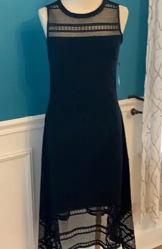 American Living Jersey Sheath Midi Dress black size 2 (MSRP $89)