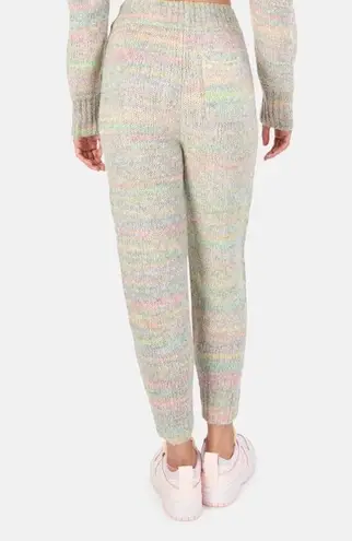 Love Shack Fancy  Olvera Autumn Rainbow Knit Wool Blend Jogger Lounge Pants XS NWT - Image 2