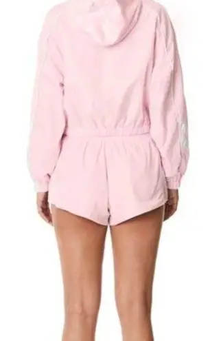 LF  The Brand NWT Pink  Cropped Windbreaker Hoodie, S