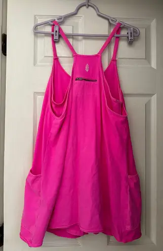 Free People Hot Shot Mini Dress Living Magenta Hot Pink Size Medium NWOT