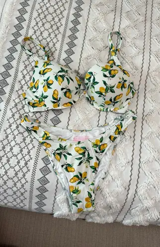 Victoria's Secret  Lemon Print Bikini