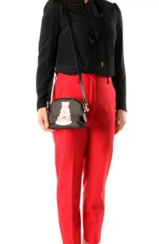 Moschino Authentic leather/texture Teddy Cake zip Crosby