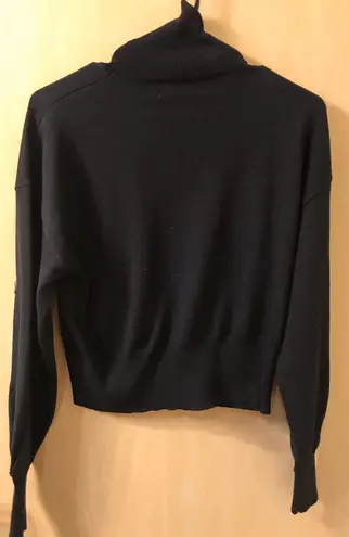 Line and Dot Carly Balloon Sleeve Turtleneck Sweater