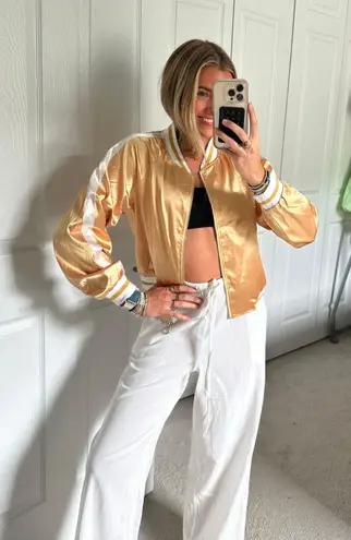 Amazon Gold Bomber Jacket