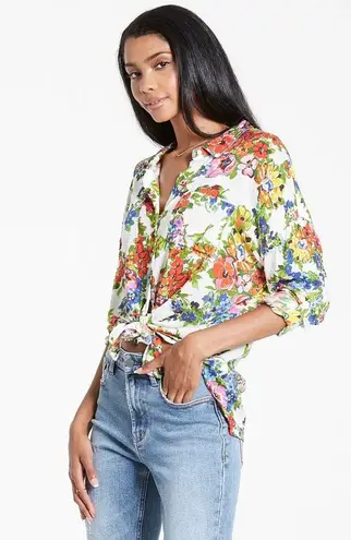 Dear John Arianna Rosey Posey Blouse Size Small