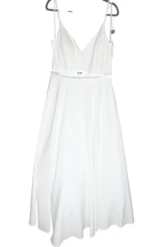 Mac Duggal Ivory Classic Bride Taffeta Ballgown V