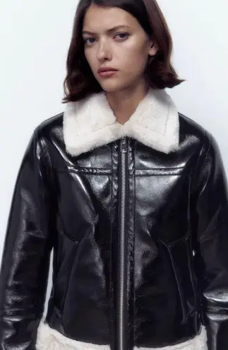 ZARA NWT  DOUBLE FACED JACKET
