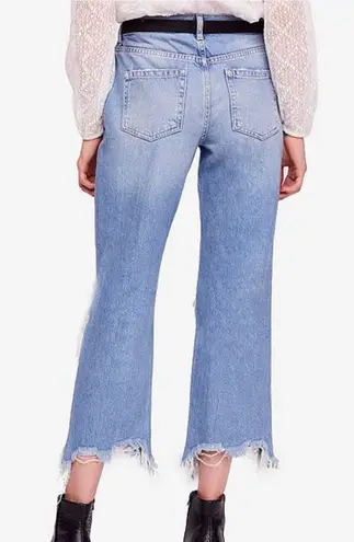 Free People Maggie Ripped Denim Jeans size 25