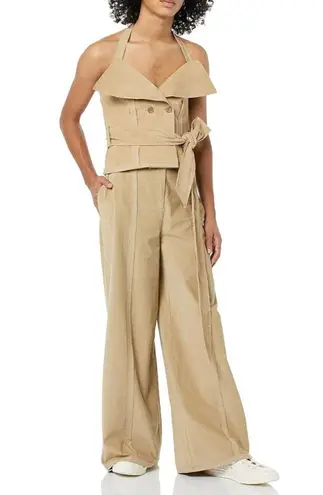 Making the Cut Deconstructed Strapless Corset halter Top size Medium corduroy