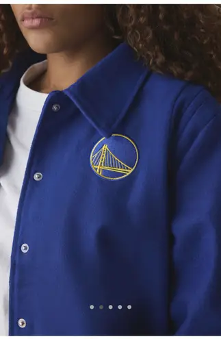 New Era Cap New Era NBA collared varsity jacket Size Medium