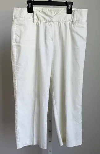 Zac & Rachel‎ sz 8 white capri pants