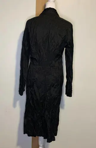 Ronen Chen black long sleeve duster jacket Size 10