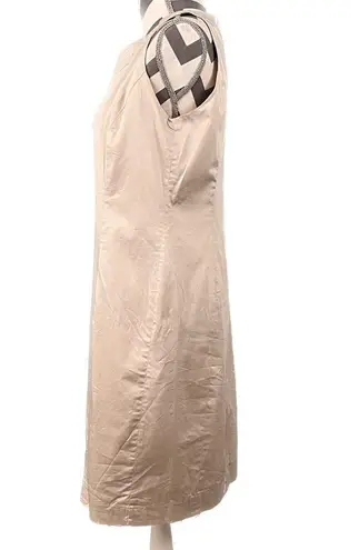 Willi Smith LAST CHANCE! Sleeveless Khaki Dress - Size 8