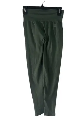 Abs2b Women's Size Medium Green Seamless Contoring Fitness Leggings