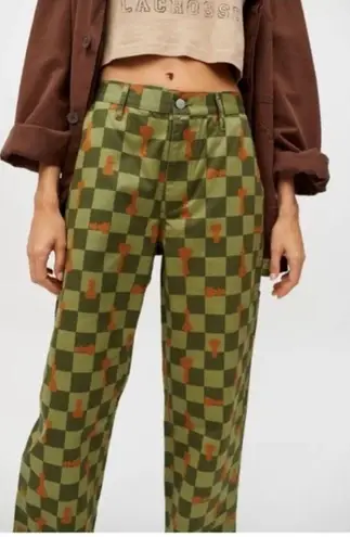 Urban Outfitters NWT  BDG Chess Checkered Leila Carpenter Pants