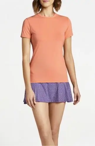 Peter Millar Saffron Orange Coral Tee T-Shirt 50+ Sun Protection Size XL