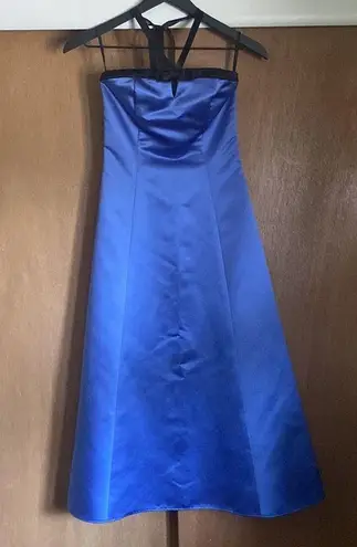 Gunne Sax Y2K Jessica McClintock purple strapless formal prom dress, size 1