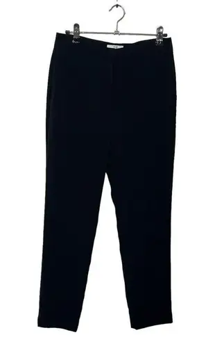 Co Essentials Cigarette Trousers Black Women’s Size XS Cropped Stretch Crepe Pan