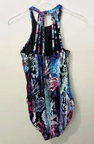 MAGICSUIT Boa Danika One Piece Swinsuit Snakeskin Multicolor Black Size M