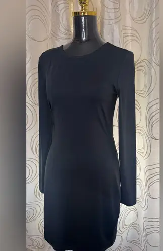 VERO MODA Vera moda Elegant ombre blue mini dress Long Sleeve Dress open back Medium NWT