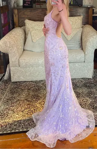 Madison James Lilac Prom Dress