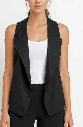 Richard Ruiz 100% wool knot vest NWT Black