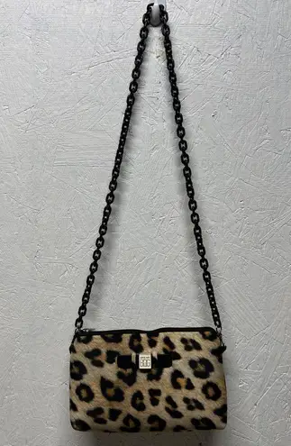 Save My Bag Italy animal print crossbody purse light weight Tan