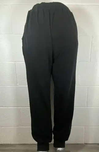 OTL Slightly Distressed Wash Black Baggy Joggers Size L