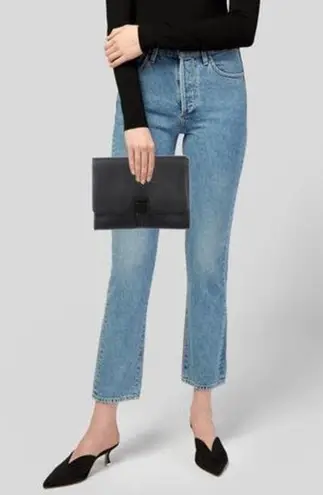 Opening Ceremony 💕💕 Nokki Leather Hand Clasp Clutch Bag Black NWT