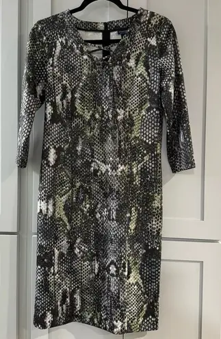 Doncaster Collection Snakeskin Dress Size 2 NWOT