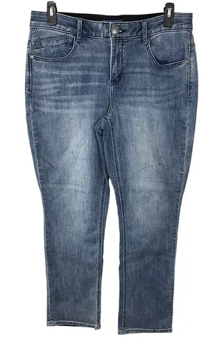 Democracy Women's 16W Ab solution Straight Leg Jeans Medium Wash