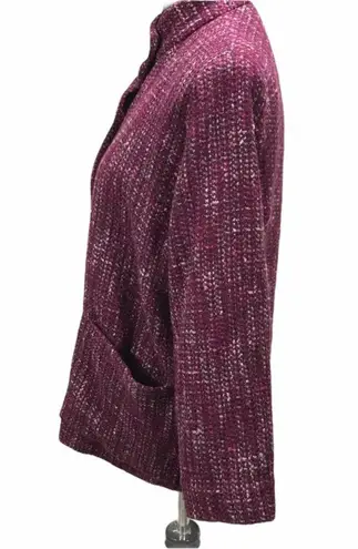 Custom Made by Simone Blazer, Magenta Size M