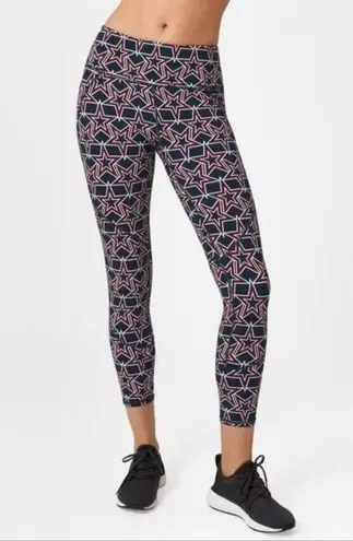 Sweaty Betty The Power 7/8 Leggings in Star Print Size XS Patriotic London USA