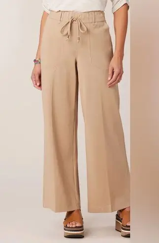 Democracy NWT "Ab"leisure Plus Size High Rise Utility Wide Leg with Self Tie 3X