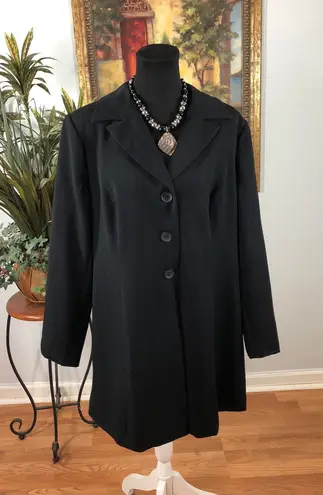 Monroe & Main Women Size 16 Longline Black Blazers and Duster Coat