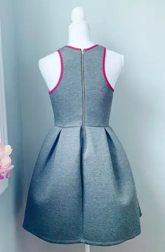 Lovely Day Gray fit flare skater Dress