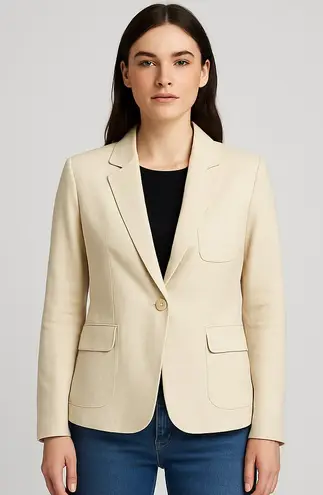 Brooks Brothers Petite Fit Linen Blazer