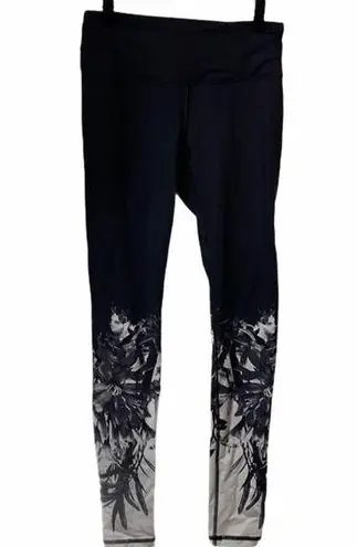 Lucy leggings with ombré floral print black XS