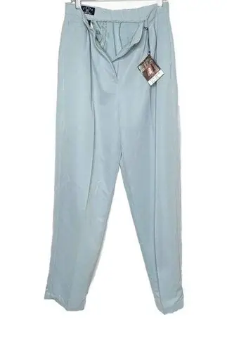 Cutter and Buck NWT Twill Microfiber Pleated Pant Womens Golf Slacks Blue SZ 10/40